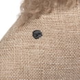 thumbnail image 3 of Creative Co-Op Faux Sherpa Sheep Shaped Pillow, Brown, 3 of 3