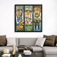 thumbnail image 4 of Great Big Canvas "Jazz Trio"  by Tim Nyberg Black Burgundy   Wrapped Canvas Print Wall Artwork, 4 of 7