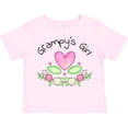 thumbnail image 3 of Inktastic Grampy's Girl- Heart Flowers Girls Toddler T-Shirt, 3 of 5