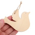thumbnail image 3 of Dosaele20 Pcs Wooden Hanging Bird DIY Crafts Cutouts Small Birds for, 3 of 8