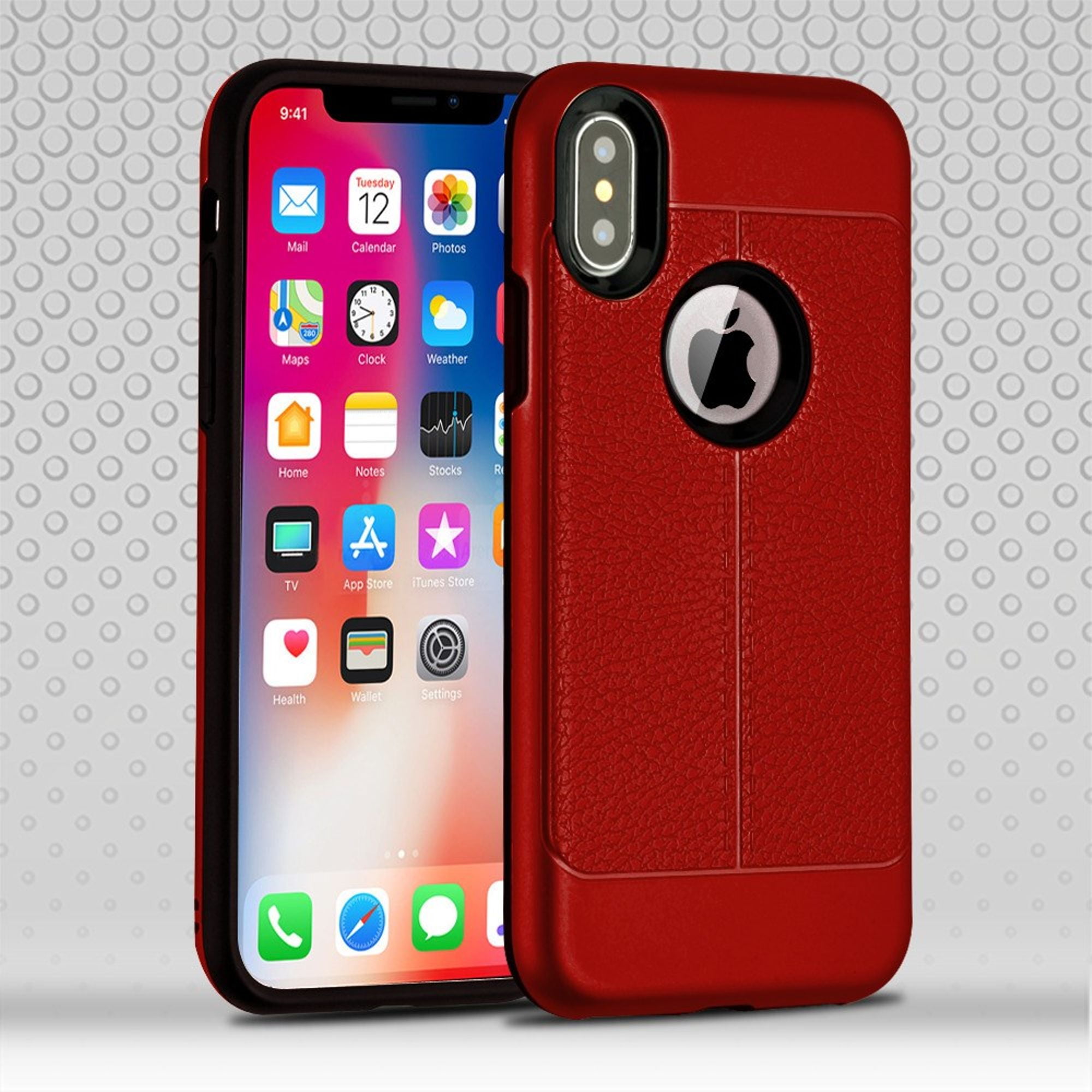 Apple iPhone X Case, by Insten Dual Layer [Shock Absorbing] Hybrid