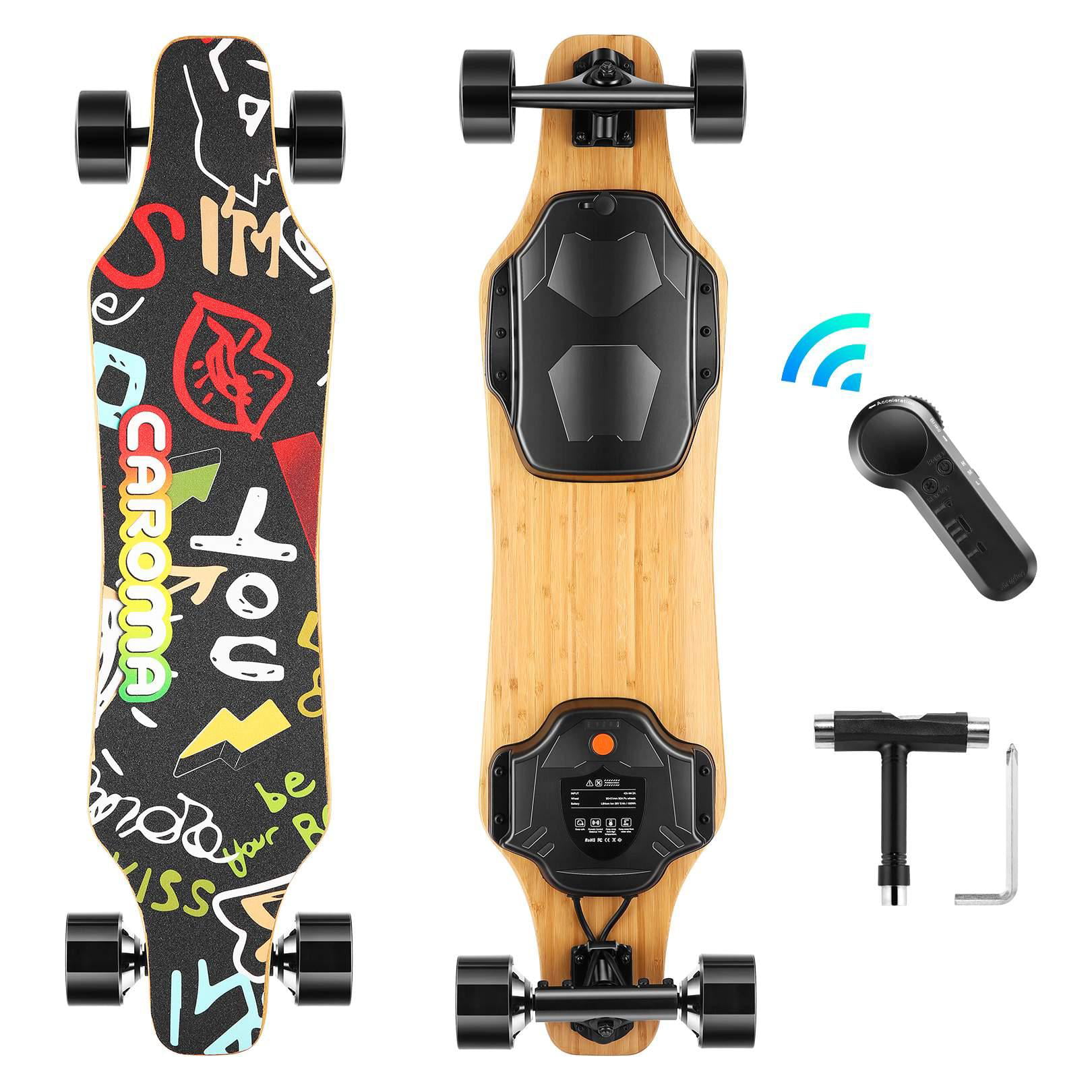 IKEEPI 22 In. Complete Skateboard with Colorful LED Light Up 