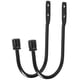 thumbnail image 1 of Curtain Holdback, Wall Mounted curtain tieback hooks, Metal Decorative Window Drapery Holder Curtain Hook, 1 of 5