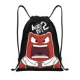thumbnail image 3 of Mochila deportiva con cordón para el gimnasio, mochila con cordón de dibujos animados para senderismo, emociones y ansiedad, 3 of 5