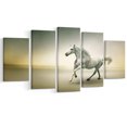 thumbnail image 2 of Cheval Blanc en Mouvement - Impression sur Toile Animal, 2 of 3