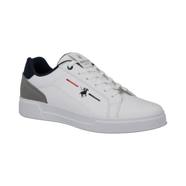 Tenis Urbanos YORK TEAM POLO CLUB Casuales Originales V117 blanco 26