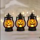 thumbnail image 3 of Accesorios de lámpara de linterna de calabaza perfecl 3 uds decorativa de noche, 3 of 7