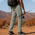 thumbnail image 5 of Men'S Hiking Cargo Pants Water Resistant Quick Dry Lightweight Fishing Camping Travel Outdoor Pants With Side Zipper, 5 of 6