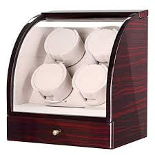 CHIYODA Automatic Quad Watch Winder with Quiet Mabuchi Motor, for ...