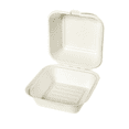 thumbnail image 1 of Contenedor hamburguesero KANOGO GREEN 6x6 de bagazo de caña con 250 pz blanco, 1 of 6