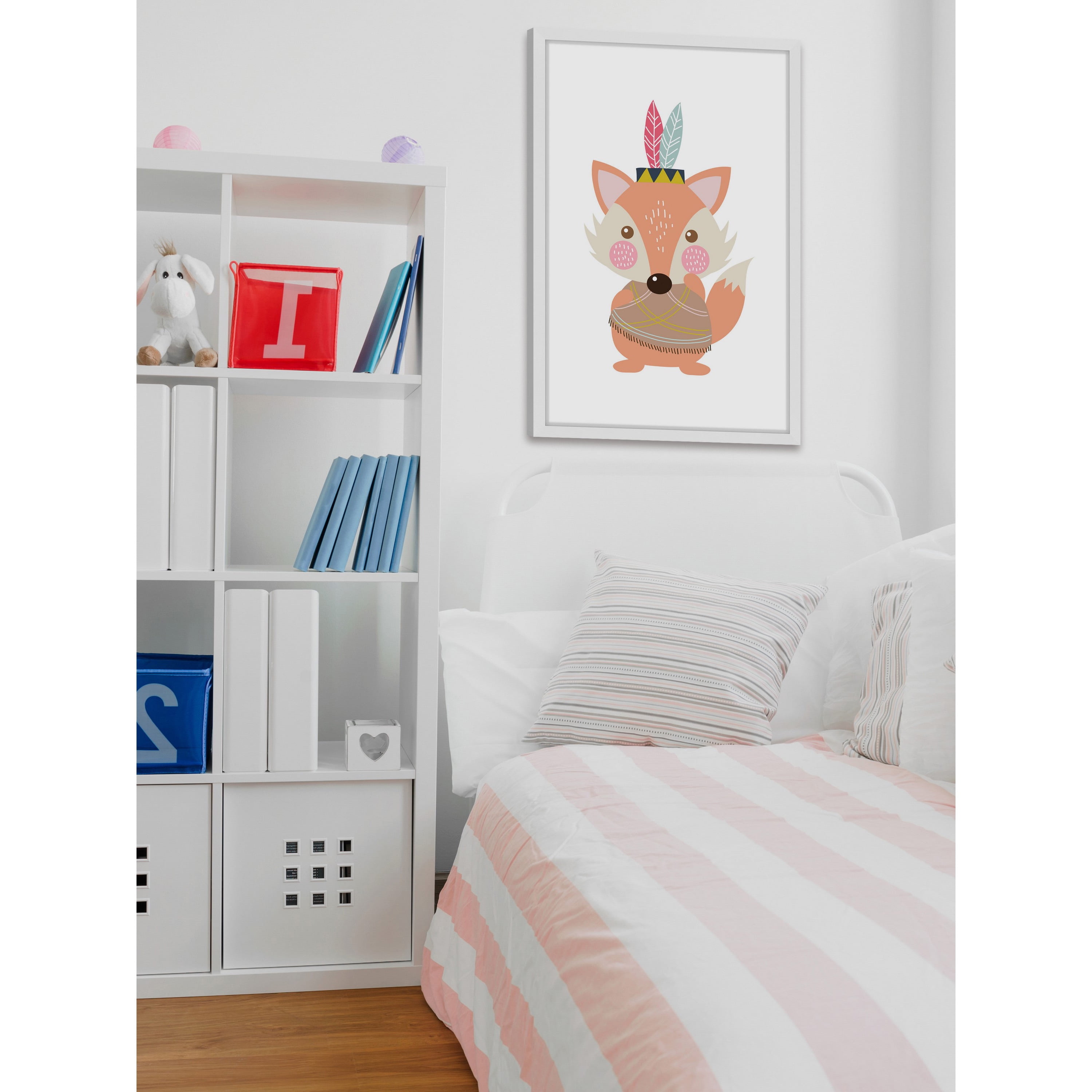 Marmont Hill "Hipster Fox" by Shayna Pitch Framed Painting Print