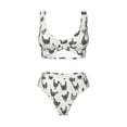 thumbnail image 4 of Daiia Funny Chicken Women's Bikini Set Two Piece Swimsuit High Waisted Bikini Adjustable Straps Bikini Perfect for Beach, Pool, and Summer Vacation-Large, 4 of 9