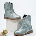 thumbnail image 5 of Fashionable Everyday Ankle Booties For Girls Comfortable Round Toe Low Heel Footwear, 5 of 7