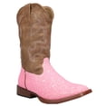thumbnail image 2 of Roper Girls Glitter Square Toe Pull On   Casual Mid Calf Boots, 2 of 5
