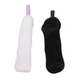 thumbnail image 1 of 2pcs Foaming Net Black White 6 Layers Soft Elastic Soap Saver Bag Face Wash Foaming Net for Daily Use, 1 of 14