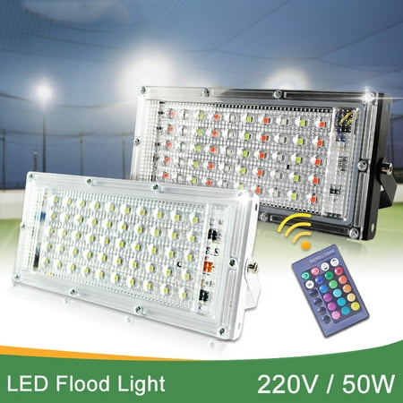 

Ledander Outdoor LED flood light street light reflector 50w waterproof IP65 wall light(Blu-ray)/2PCS