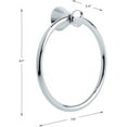thumbnail image 2 of Franklin Brass 139567 Somerset Collection 7.5" Wide Towel Ring - Chrome, 2 of 2