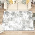 thumbnail image 3 of Modern Abstract 5x7 Area Rug, Washable Non Slip Soft Low Profile Indoor Rug, Textured Neutral Floor Rug for Living Room, Bedroom, Dining Room & Office, 3 of 13