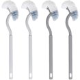 thumbnail image 1 of 4pcs Curved Toilet Brushes Double Sided Cleaning Toilet Brush Longer Handle Toilet Brush Toilet Brushes Decontamination Cleaning Lower Toilet Brush Zhivalor WLJ-4400, 1 of 1