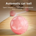 thumbnail image 2 of Pelota de juguete interactiva para gatos ZTGD, inteligente, giratoria 360 grados, automática, con luz LED, carga USB, juguete para estimular la caza del gato, 2 of 7