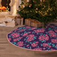 thumbnail image 5 of Haiem Rose Flowers Pattern Christmas Tree Skirt Merry Christmas Party Christmas Tree Decoration,New Year Decorations-48", 5 of 6
