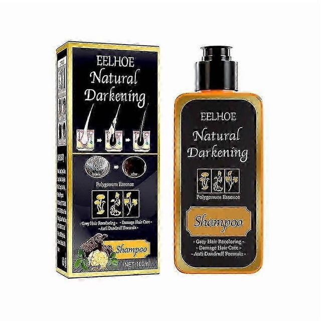 EELHOE Polygonum multiflorum shampoo white to black, anti-dandruff, anti-itch, anti-hair loss cleansing hair root, smooth
