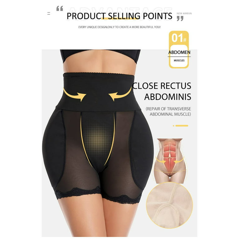 High Waisted Body Shaper Boyshorts Tummy Control Waist Slimming Shaper  Shorts,high Waisted Shapewear Butt Lifter Panties For Women Plus Size