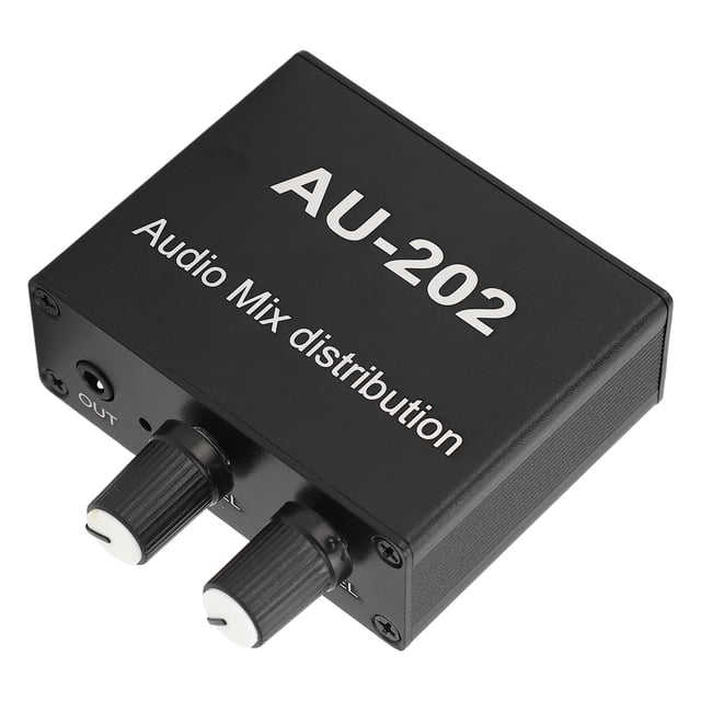 Distribuidor de audio mezclador estéreo, Distribuidor de audio mezclador estéreo Amplificador de mezcla de audio Distribuidor de audio estéreo mixto Respuesta rápida