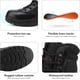 thumbnail image 4 of Botas de Punta de Acero NORTIV 8 TROOPER-STL para Hombre Talla 9W Negro, 4 of 7