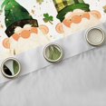 thumbnail image 4 of jejeloiu Happy St.Patrick'S Day Curtains Pack of 2 (42x84 Each),Kawaii Gnome Curtains Blackout,Lucky Four Leaves Clover Bedroom Curtains For Teens,Microfiber Bedroom Decor, 4 of 6