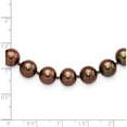 thumbnail image 2 of Sterling Silver Rhodium 8-9mm Coffee Fwc Pearl Necklace Made In Canada qh5159-28, 2 of 5