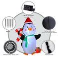 thumbnail image 3 of Reno inflable navideño MorTime de 8 pies con luces LED, 3 of 7