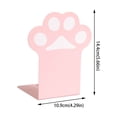 thumbnail image 3 of BNNG Cat Metal Bookends Cute Desktop Bookshelf Sturdy Cartoon Bookshelf for Home and Office Decoration Cute And Cute Cat Bookstand Desktop Student Bookshel, 3 of 8