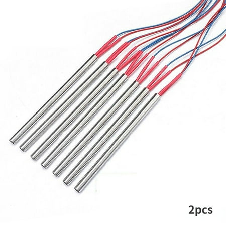 

(2pcs) 220V 100-600W Heater Wire for 3D Printer Single-head Electric Heating Tube Hot Rod Igniter Mold Heater