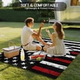 thumbnail image 4 of Vintage American Flag Outdoor Rug for Patio/Deck/Porch, Non-Slip Large Area Rug 6 x 9 Ft, Black Red Striped Sunflower Indoor Outdoor Rugs Washable Area Rugs, Reversible Camping Rug Carpet Runner, 4 of 8