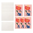 thumbnail image 2 of S SERENABLE 5 Pieces Valentine Day Cards Birthday Gift Card Sweet Birthday Mom Greeting Card Anniversary Card for Mom Friends Her Husband Boys, 2 of 8
