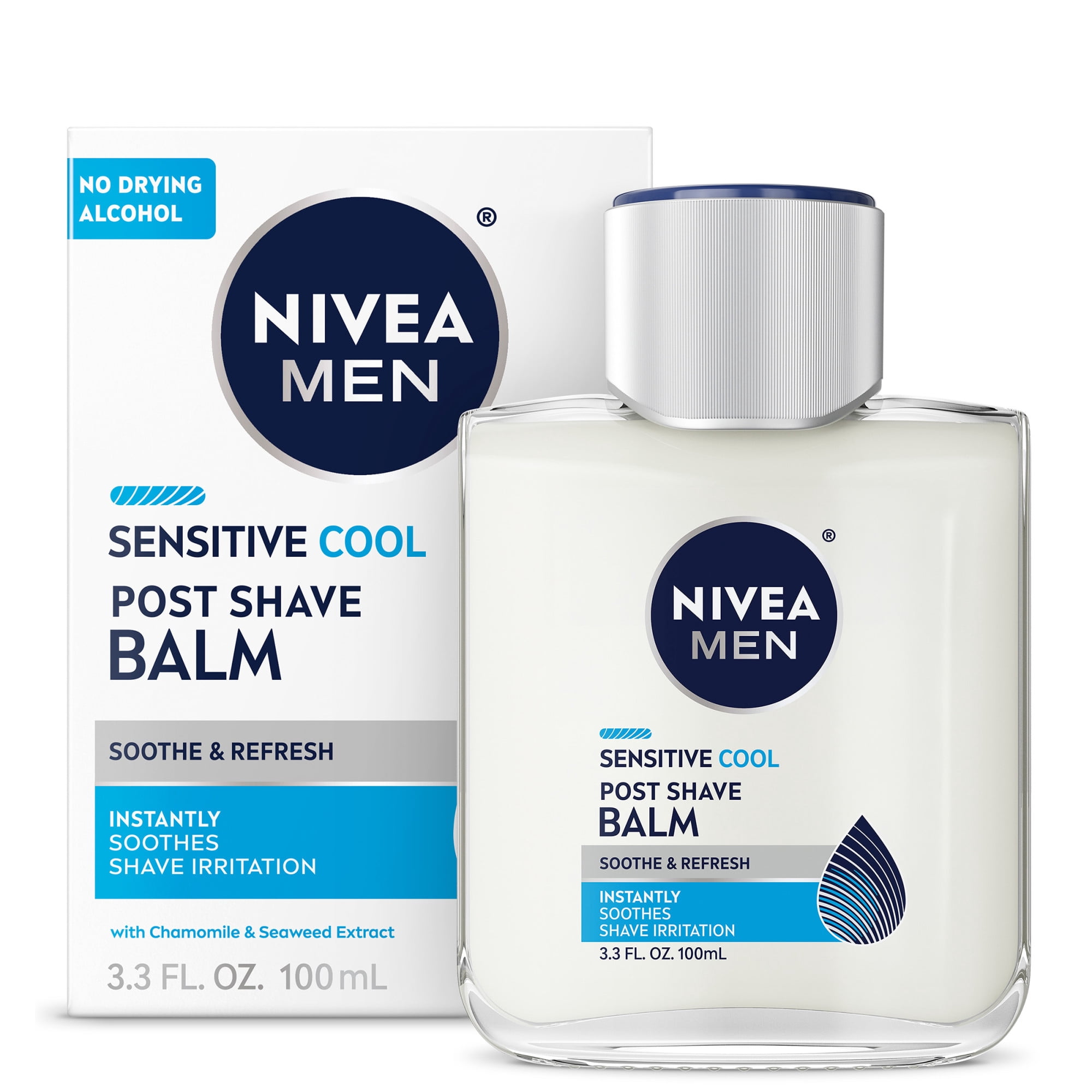 NIVEA MEN Sensitive Cooling Post Shave Balm with Seaweed Extract