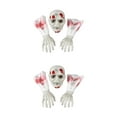 thumbnail image 2 of Bearachild Decoración de calavera de Halloween Unisex, accesorio de fiesta fácil de usar, accesorios de decoración de Halloween, una mancha de Viejo mancha de sangre 2Conjunto, 2 of 6