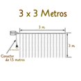 thumbnail image 4 of Cortina Serie 300 Luces Led Decorativas Usb 3x3m, 8 modos Elly decor CS01YL-LEDCTA, 4 of 6