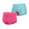 thumbnail image 1 of Ropa interior de ciclismo para mujer, 2 uds., pantalones cortos acolchados de Gel 3d para bicicleta, calzoncillos, 1 of 3