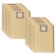 thumbnail image 1 of 12Pack DXVA19-4101 Dust Bag for 6-10 Gallon Wet/Dry Shop Vacuums DXV06P DXV09P DXV10P DXV10S DXV10S, 1 of 5