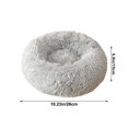thumbnail image 3 of Flock Plush Pet Bed Deep Sleep Dog Cat Kennel Removable Washable Cover Anti-Slip Bottom Stain Resistant Odor Control Pet Cushion Mat For Dogs Pet Sleeping Supplies, 3 of 7