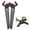 Red, variant on Bow Stand Holder Archery Compound Bow Kick Rack Support Shoot Target Shooting