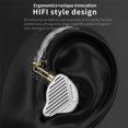 thumbnail image 4 of Auriculares de música de 3,5 mm Auriculares de música en la oreja Auriculares con cable Auriculares con micrófono FLhrweasw Nuevo, 4 of 9