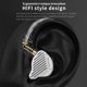 thumbnail image 4 of Auriculares de música de 3,5 mm Auriculares de música en la oreja Auriculares con cable Auriculares con micrófono FLhrweasw Nuevo, 4 of 9