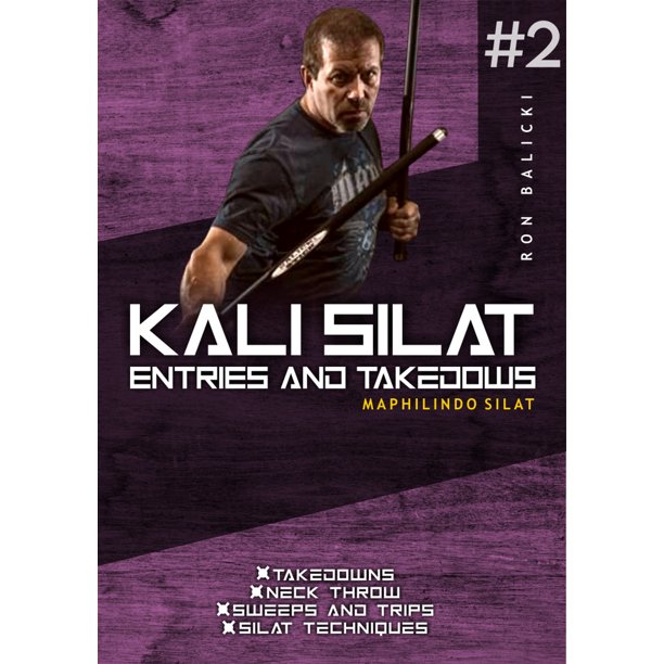 Filipino Kali Silat 2 Entries and Takedowns Maphilindo DVD Ron Balicki