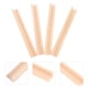 thumbnail image 5 of 4 bandejas de madera para dominó, soportes para fichas de dominó, bases de madera con el alfabeto, adornos de madera para manualidades, 5 of 7