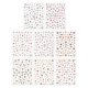 thumbnail image 1 of Floral Nail Art Stickers Self Adhesive Easy Apply Long Lasting for Home Manicure for DIY Nail Art, 1 of 5