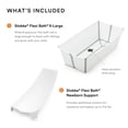 thumbnail image 3 of Bañera para bebés Stokke Flexi Bath, paquete XL con soporte para recién nacidos, 3 of 6