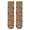 Leopard print - individually packaged, variant on Leopard print calf socks, printed stockings, mid length socks, fashionable and versatile colorful socks (2 pairs)